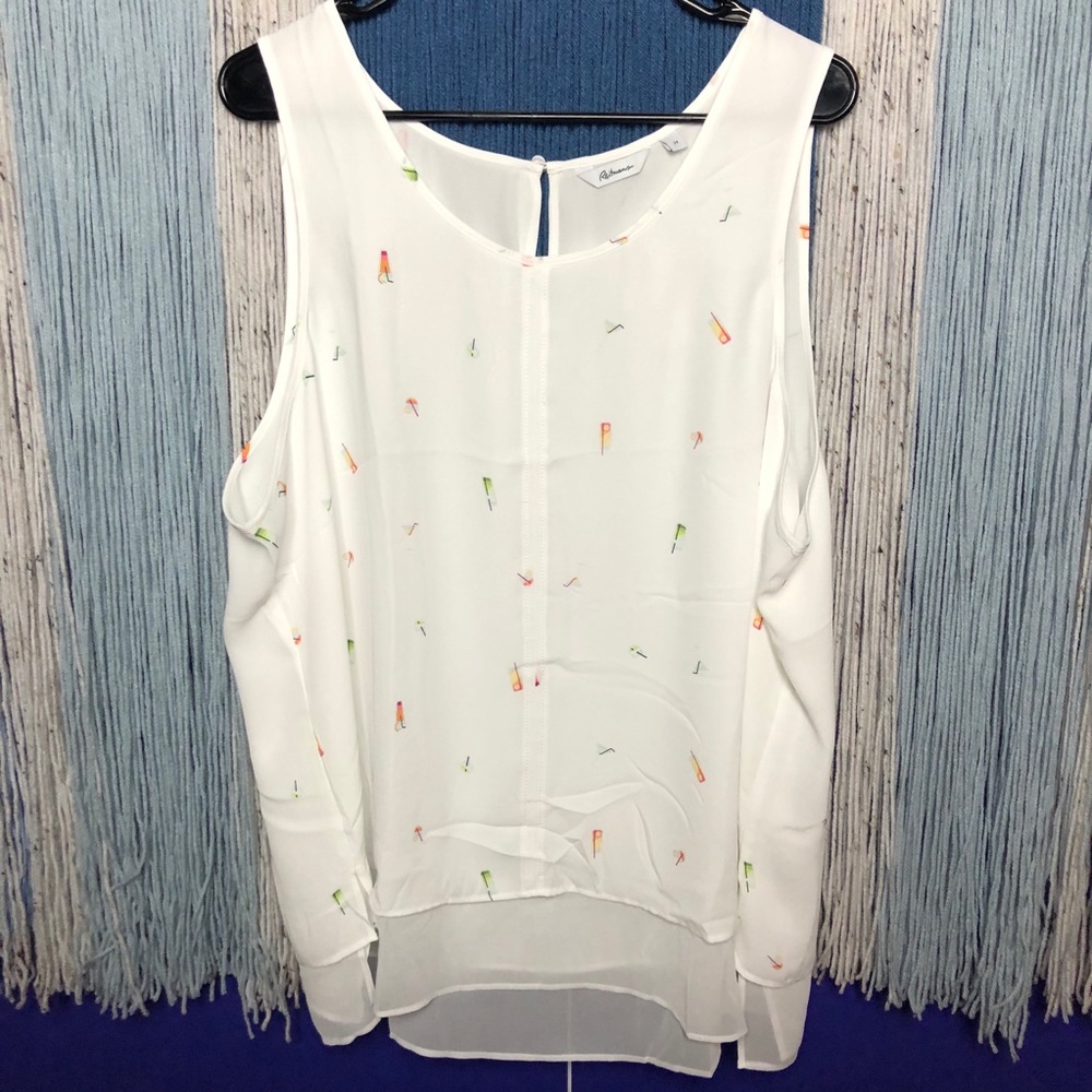 Cute Cocktail Layered Tank Top